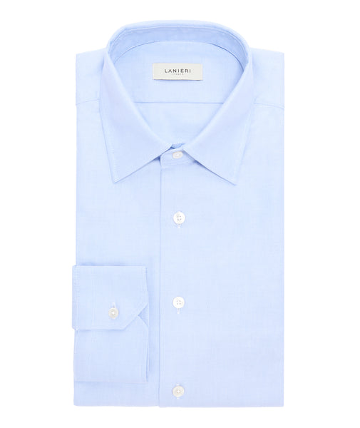 Chemise Oxford de Coton Bleu Clair