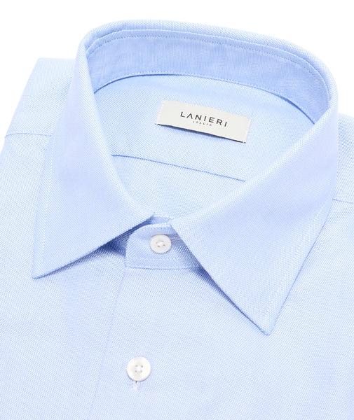 Chemise Oxford de Coton Bleu Clair