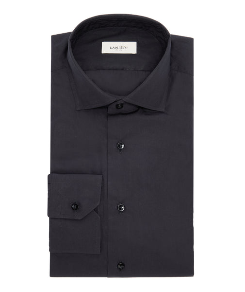 Black formal cotton shirt