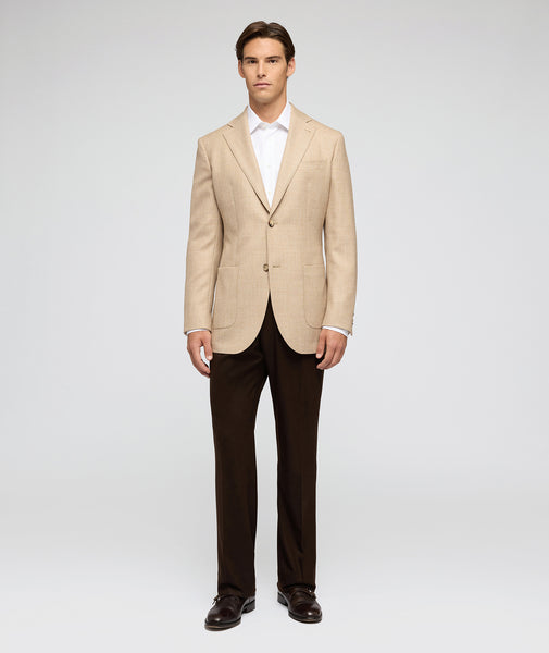 Veste en grisaille couleur camel