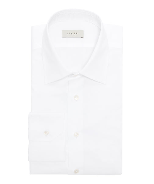 Chemise Dobby de Coton Blanc