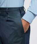 Blue-green twill wool Solaro suit