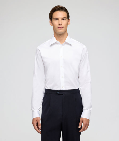 Chemise Cérémonie Blanc Twill