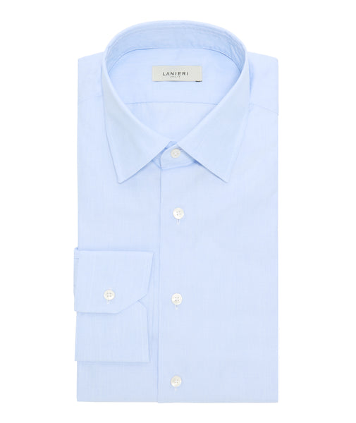 Light Blue End-on-end Shirt