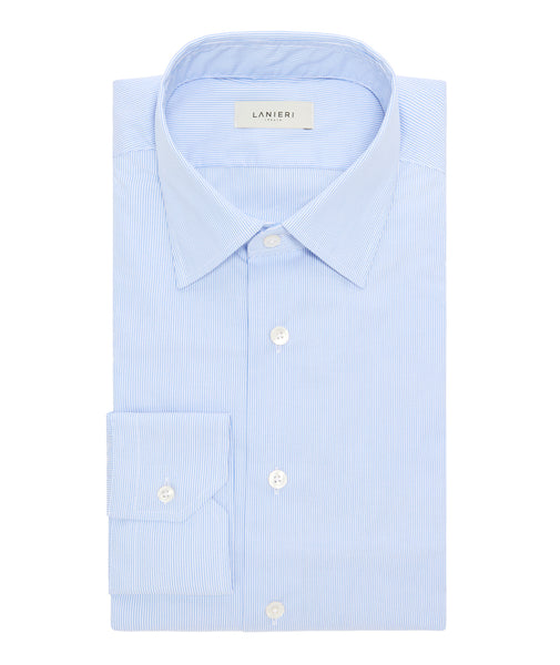 Easy Iron Light Blue Stripe Shirt