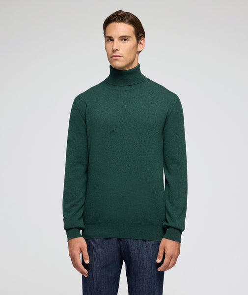 Pull en cachemire vert