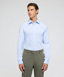 Camisa Icon Oxford de algodón Azul Claro