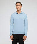 Pull en cachemire bleu clair