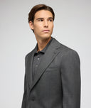 Made-to-Measure Men's grey suit in wool twill