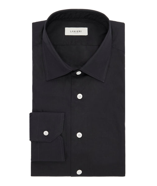 Black Poplin Shirt