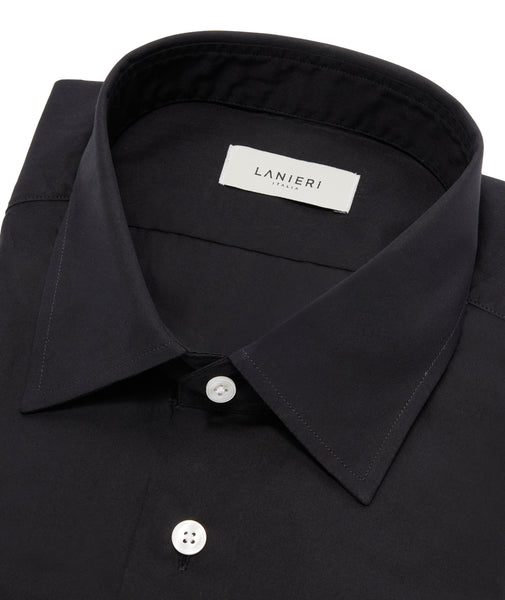 Black Poplin Shirt