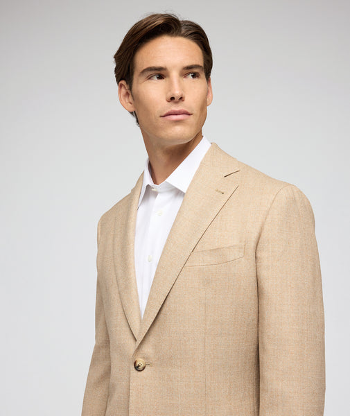 Veste en grisaille couleur camel