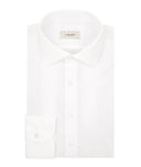 White Cotton Piquet Shirt