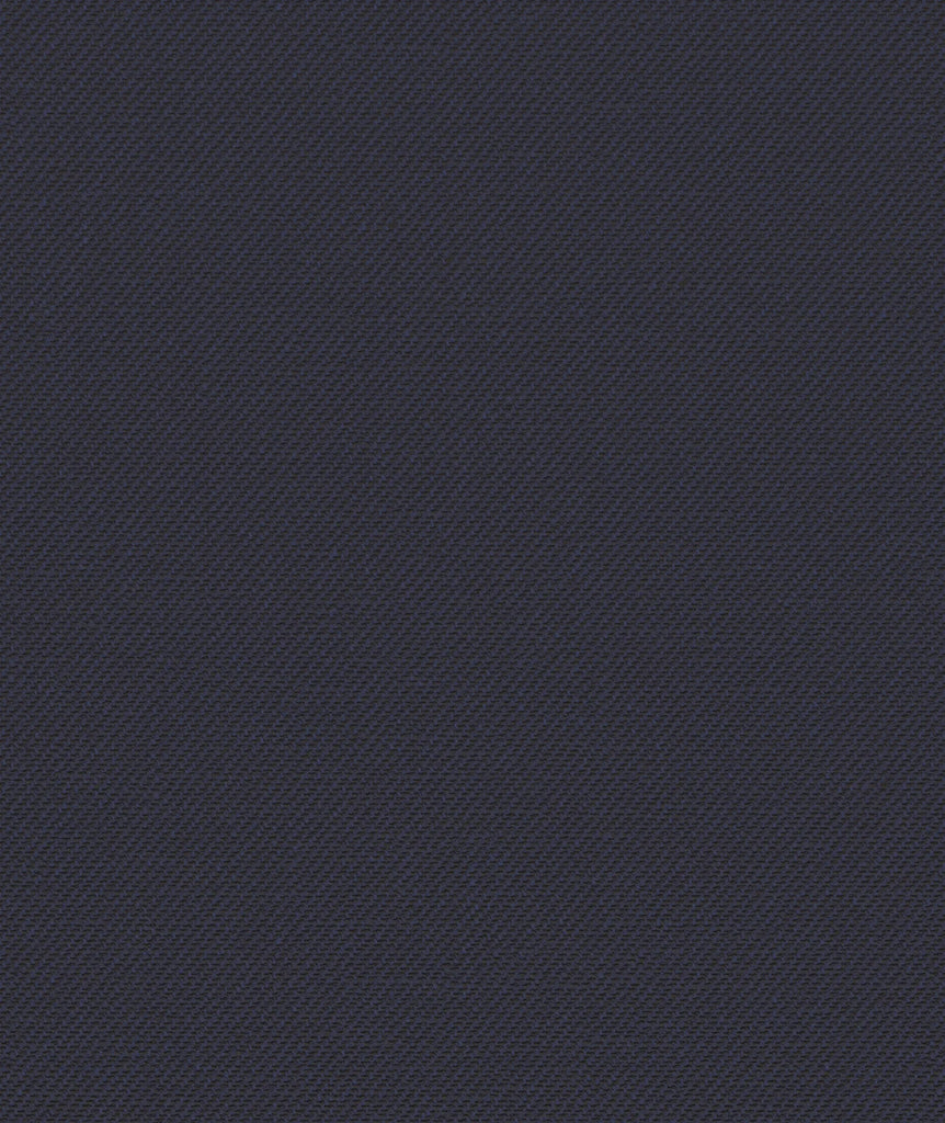 twill di lana e lino blu