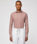 Camicia Lino Rosa